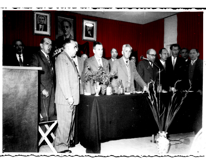 עשר שנים לייסוד סניף הבונד בישראל. תל אביב, 1961